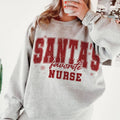 Santas Favorite Nurse Merry Christmas Svg Shirt Gift