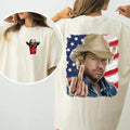Toby Keiith Finger 2 sides Tshirt, Country Music Shirt, In memory of Toby Keeith, 4th of July Sweatshirt, America 4th of July, Gift for Men for Woman