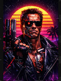 Retro 80s Terminator Arnie by keytee Unisex T-shirt, Sweatshirt, Hoodie, Long Sleeve Tee