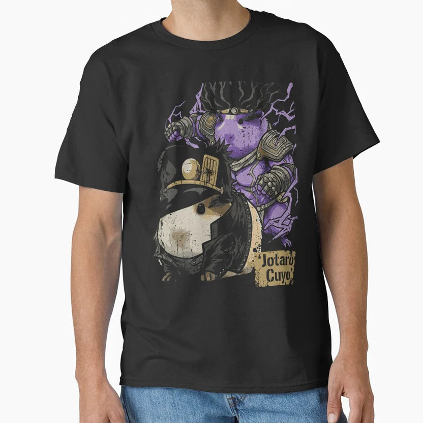 Jotaro Whose Legendary Warrior Anime Guinea Pig by moosesclub Unisex T-shirt, Sweatshirt, Hoodie, Long Sleeve Tee