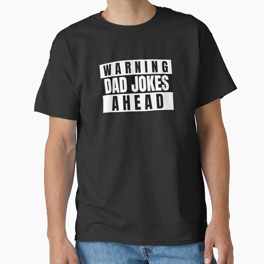 Warning: Dad Jokes Ahead by RR-Creative Unisex T-shirt, Sweatshirt, Hoodie, Long Sleeve Tee