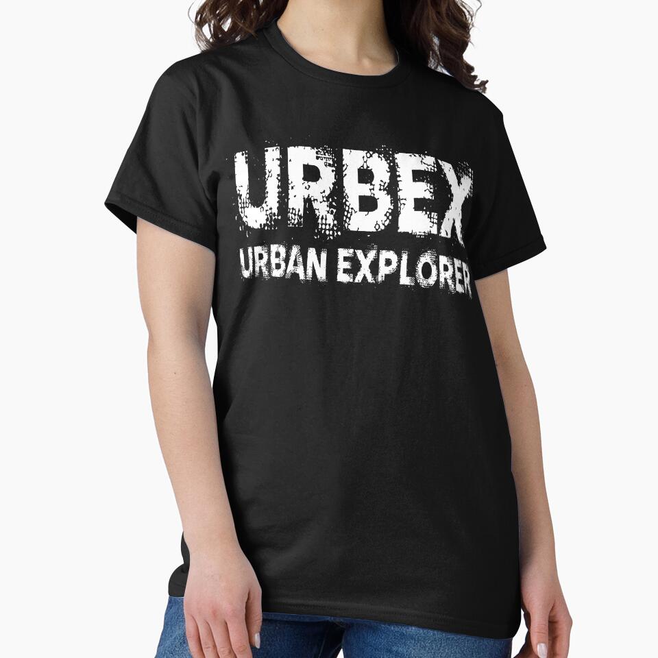 Urbex Urban Explorer Abandoned Places Exploration Design by ShirtWreck Unisex T-shirt, Sweatshirt, Hoodie, Long Sleeve Tee