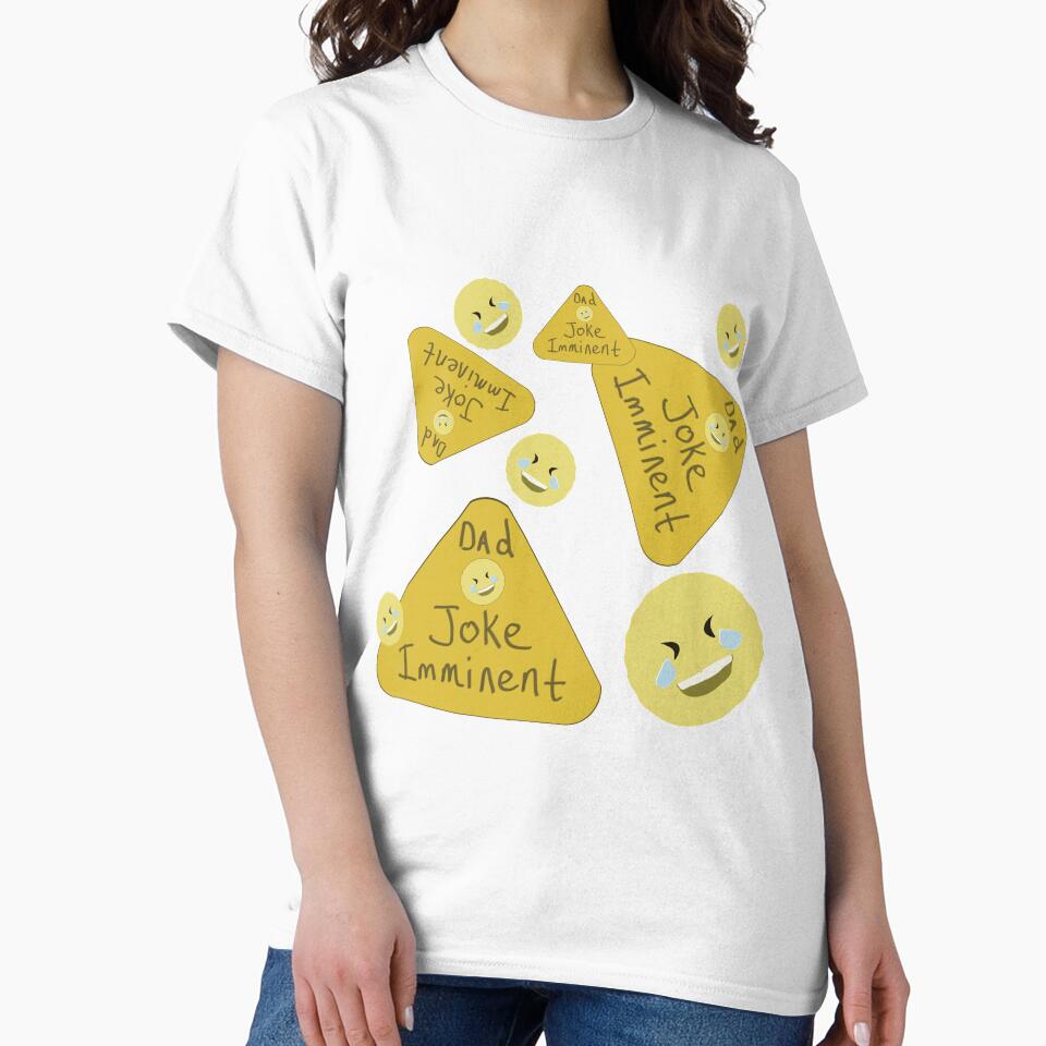 Warning: Dad Joke Imminent by GreenElizabeth Unisex T-shirt, Sweatshirt, Hoodie, Long Sleeve Tee