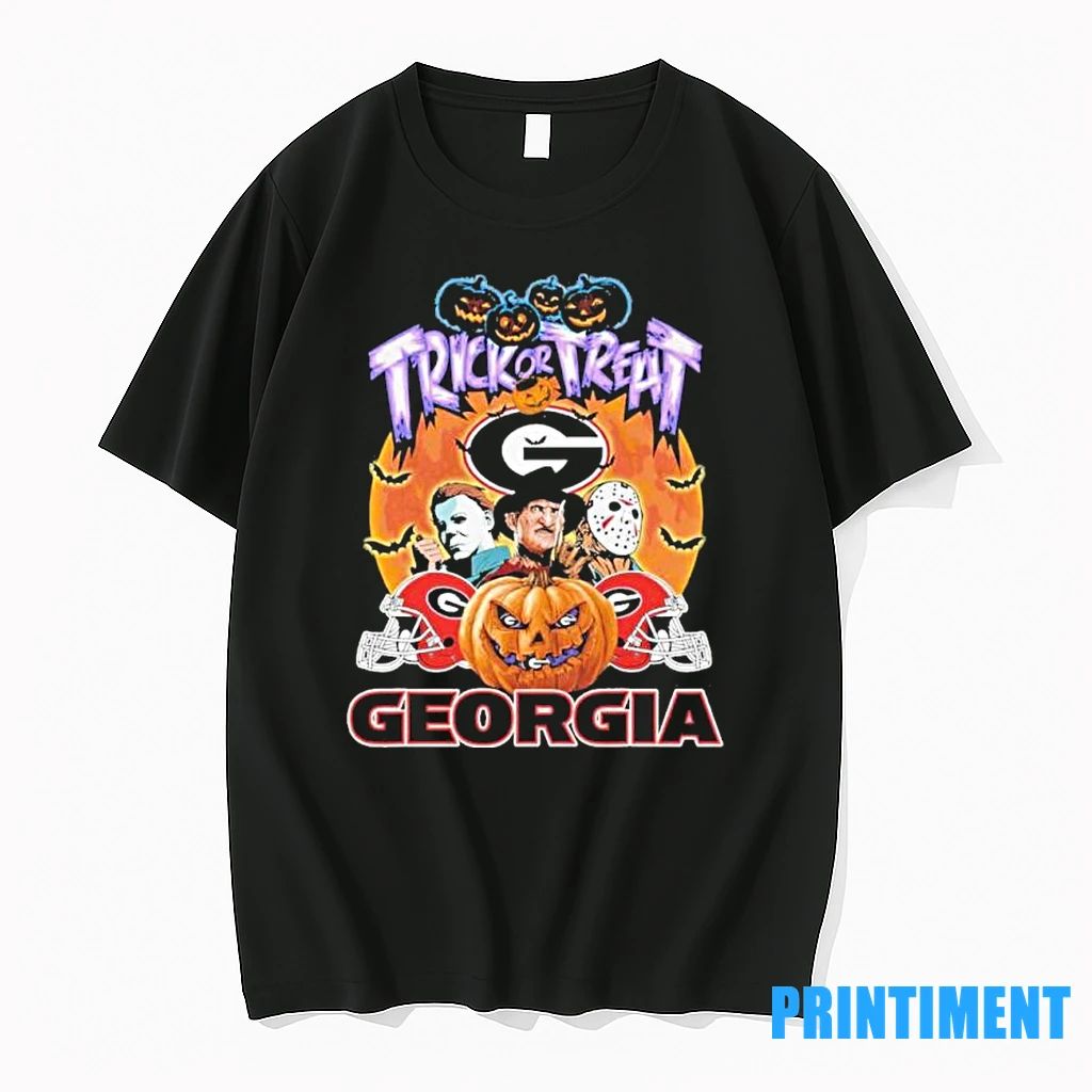 Trick Or Treat Halloween X Georgia Bulldogs Tshirts Sweater Unisex T-shirt, Sweatshirt, Hoodie, Long Sleeve Tee